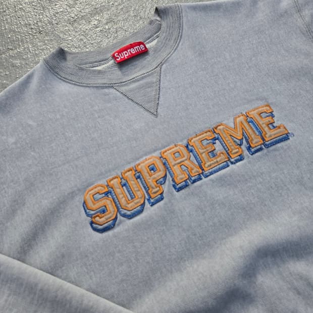Supreme 90's 슈프림 USA희귀 태클트윌 스웻셔츠
