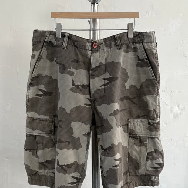 Stussy 스투시 00‘s 립스탑 카모 카고 팬츠