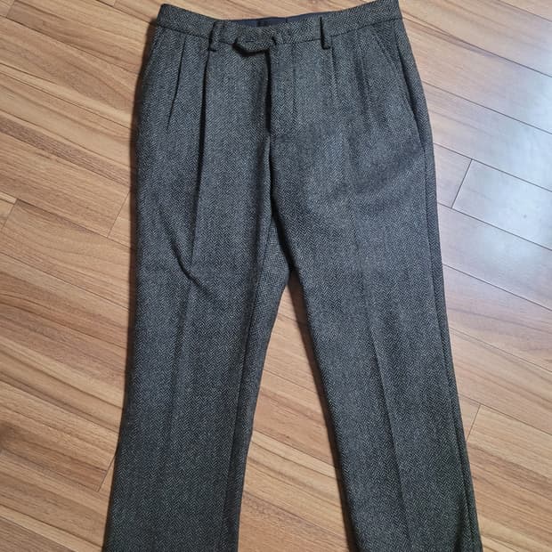 맨온더분 헤링본 울팬츠