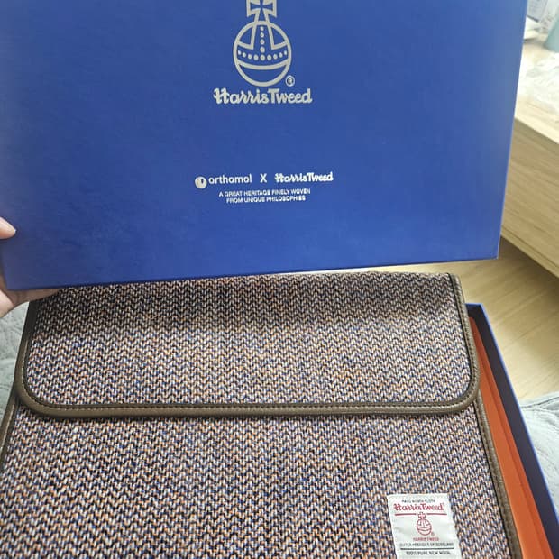 해리스트위드 태블릿 파우치