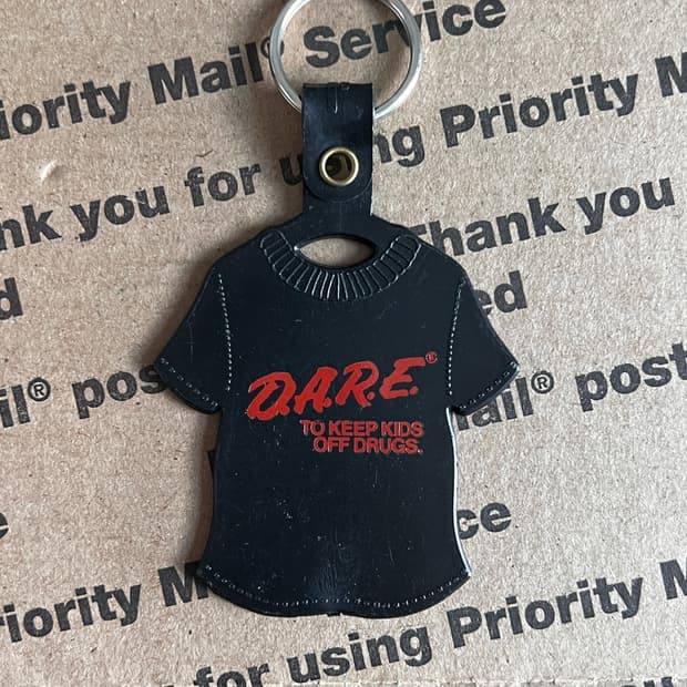 90s vtg DARE Shirt Keyring