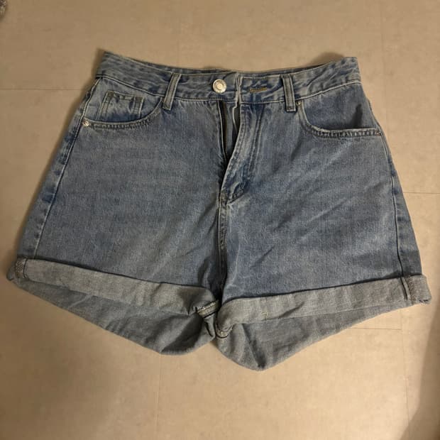 Zara 자라 데님 롤업 팬츠 L