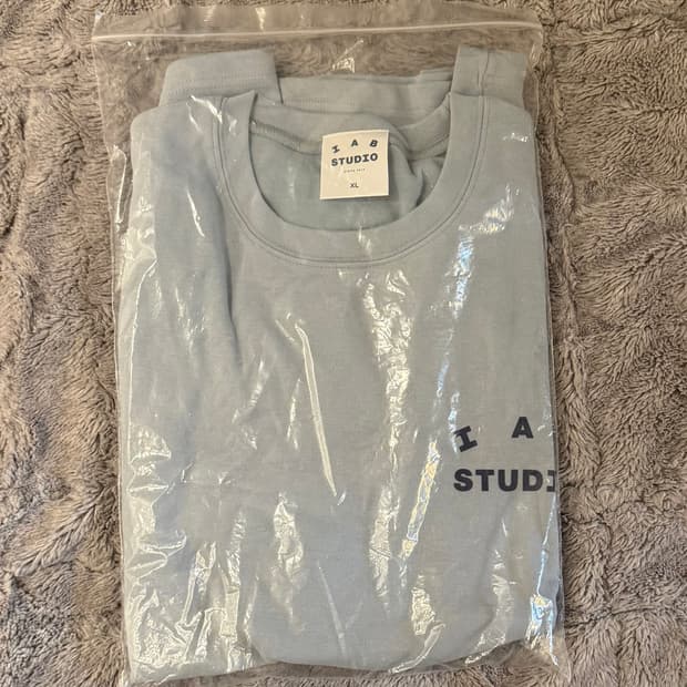 아이앱스튜디오 티셔츠 애쉬블루 XL