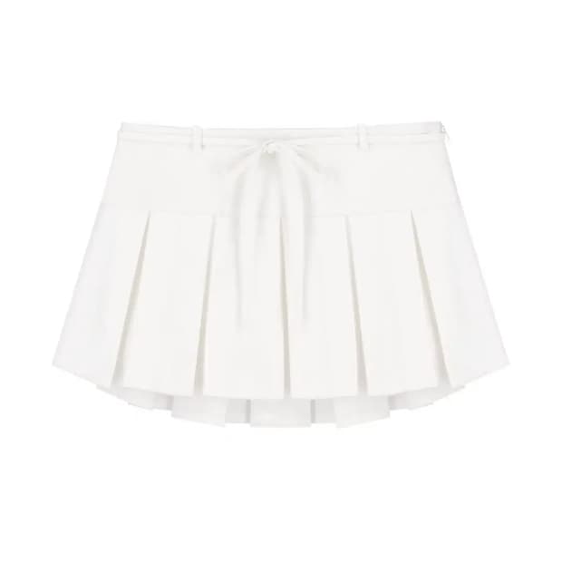 클리시어 허깅 스커트 화이트