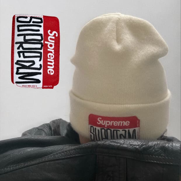 슈프림 곤즈 네임택 비니