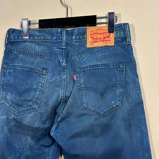 리바이스 501 더티워싱 스트레이트 처분 