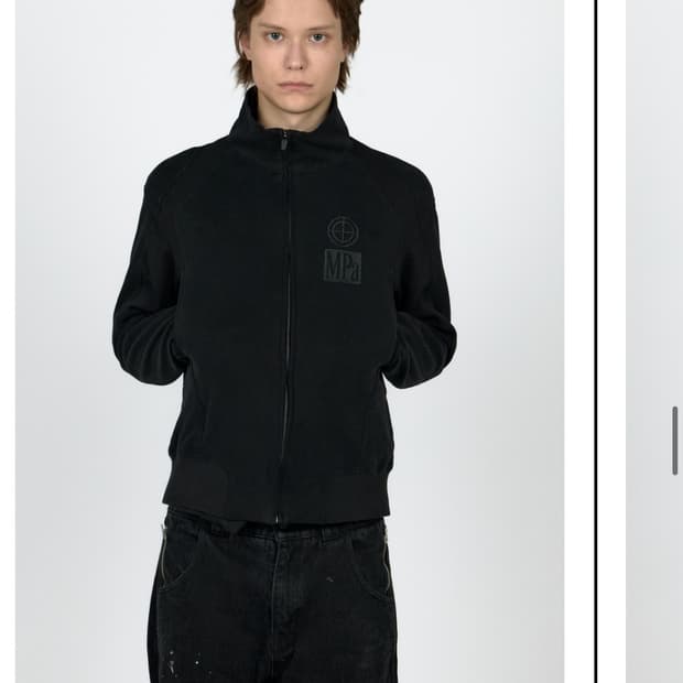 Plastic product zip jacket-M