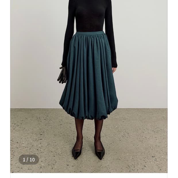 오르 orr 미디 스커트