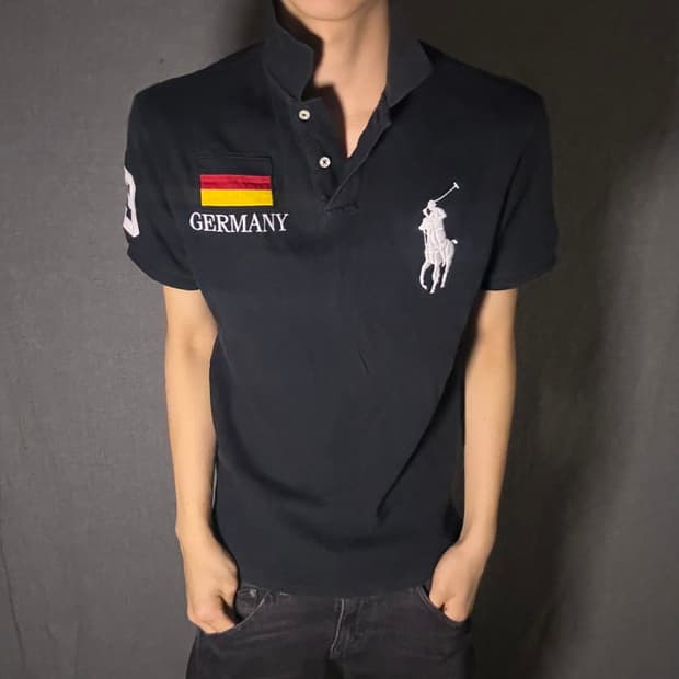 폴로 빅포니 독일 반팔 카라티