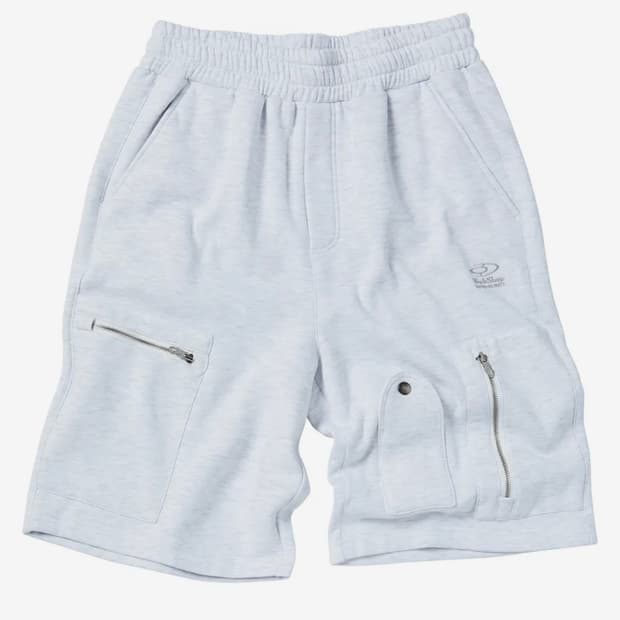 트래블 유틸리티 포켓 스웨트 쇼츠 반바지 헤더 그레이 S