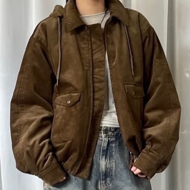 스컬프터 코듀로이 누빔자켓 L 