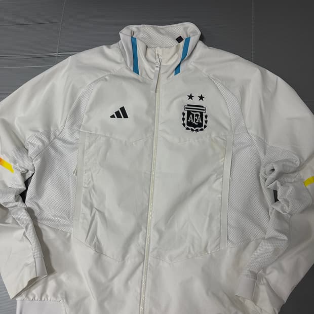 아디다스 아르헨티나 바람막이 자켓 화이트 2XL