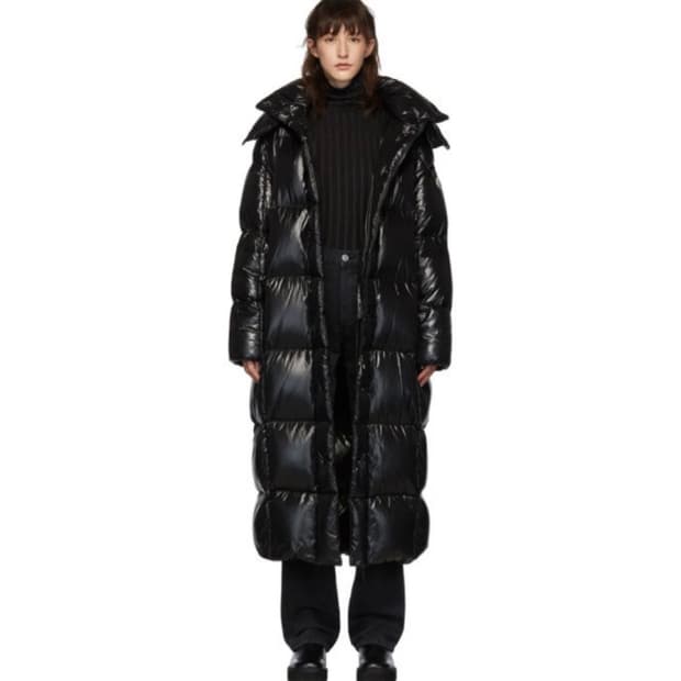 Moncler Parnaiba 몽클레어 롱패딩 올블랙  XS