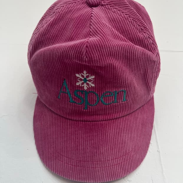 aspen 빈티지 코듀로이 볼캡 핑크