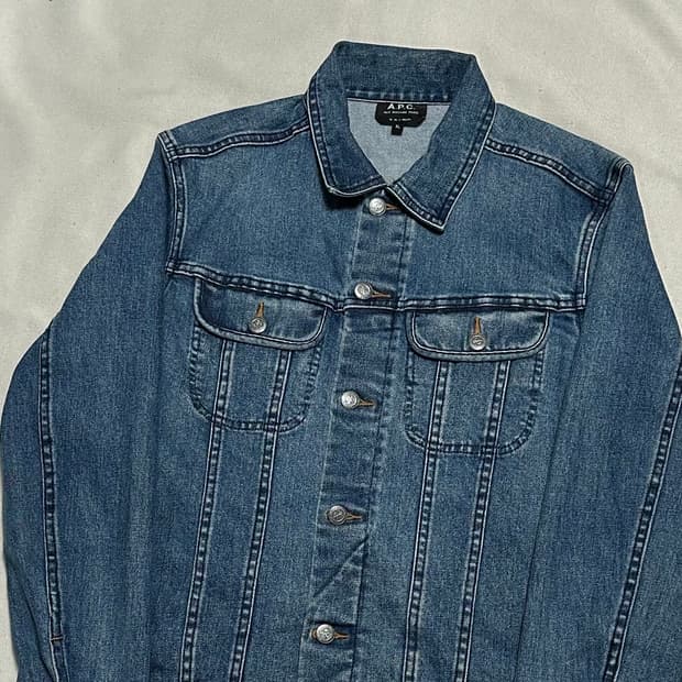 XL APC 워시드 데님자켓