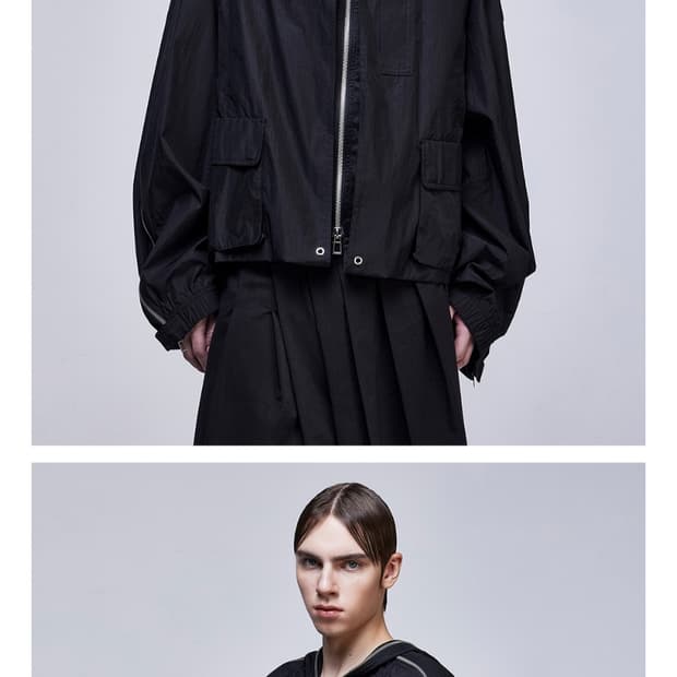 25ss송지오 컬렉션 레이어드 후드 집업 48사이즈