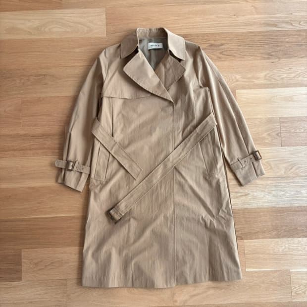 MINE 마인 베이지 트렌치 코트 82-94-160