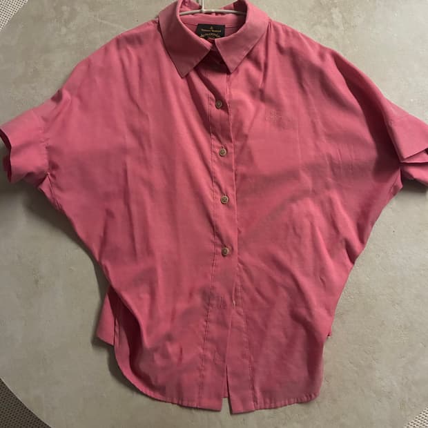 비비안웨스트우드 앵글로매니아 핑크 셔츠 38