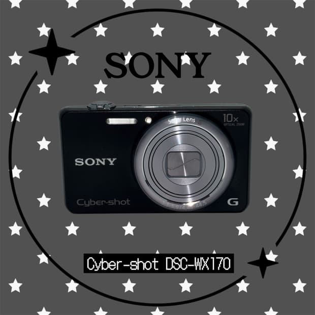 (꾸미기 기능) 소니 사이버샷 DSC-WX170 빈티지디카 디지털카메라