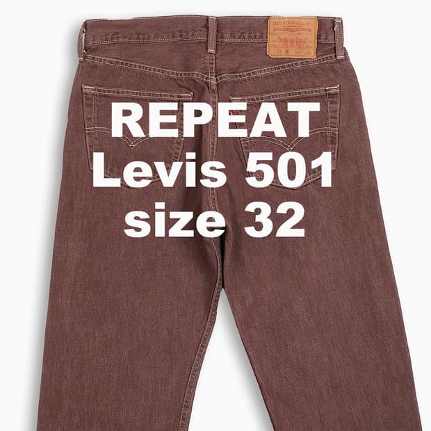 빈티지 리바이스 501xx 32 인치 LV50134581