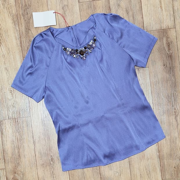 칼리아 보석 블라우스 55-66 새상품