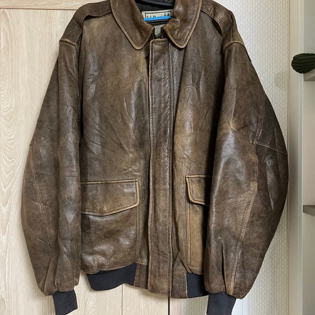 엘엘빈 a2 플라이트 레더자켓