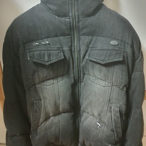 아더에러 nox 녹스 데님 푸퍼 자켓 느와르 m사이즈