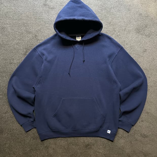 러셀 애슬레틱 네이비 후드티 L