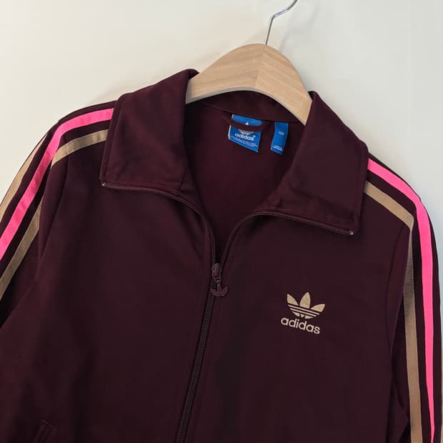 Adidas 아디다스 버건디컬러 파이어버드 우먼 트랙탑