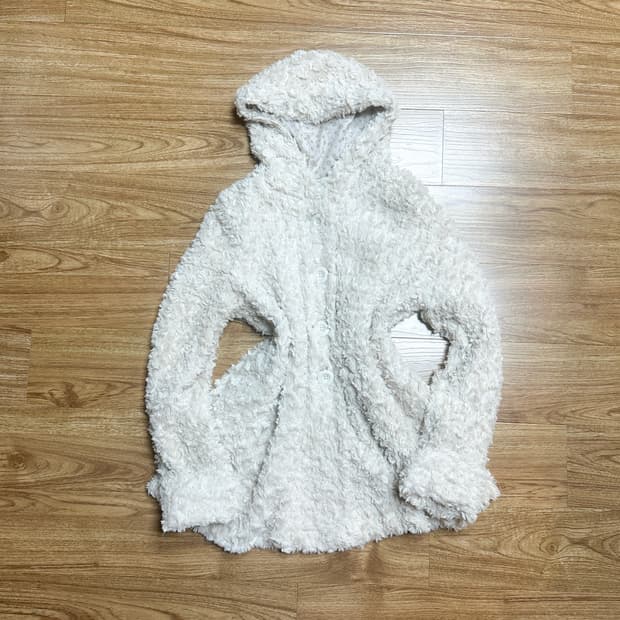 빈티지 퍼 후드 코트 히메갸루 로걀 라떼 모리걸 달천깔 공겜여주 히메카지