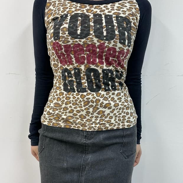 leopard raglan long sleeve