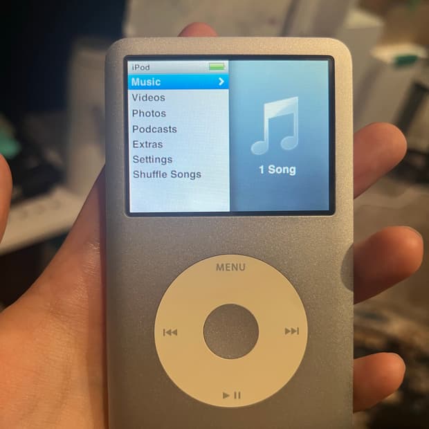 아이팟 클래식 ipod classic 6세대 실버 80g 정품