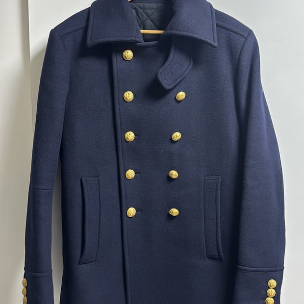 발망 금장 피코트 56사이즈 네이비