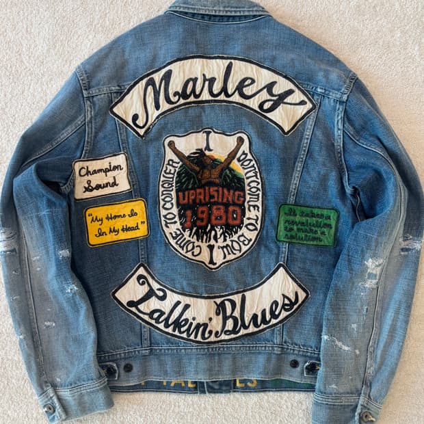 (새상품)[48]캐피탈 밥말리 업라이트 자켓 라이트