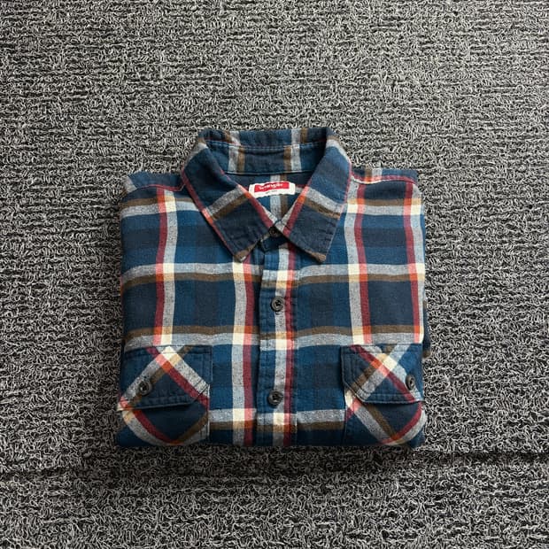 랭글러 USA 아메카지 플란넬 체크 웨스턴 자켓 3218