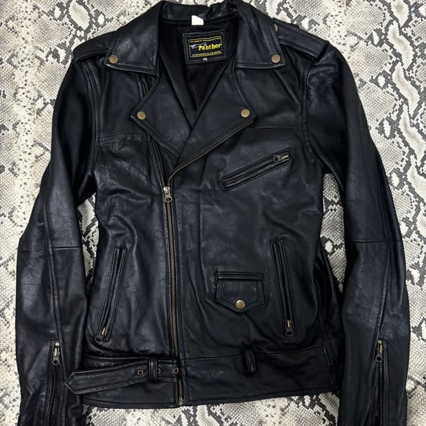 GENUINE LEATHER Black Chic Jacket
