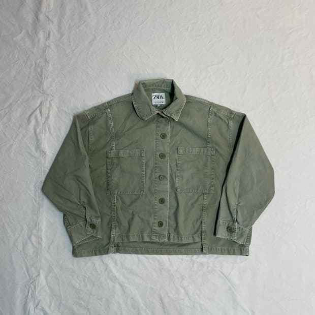자라 코튼 자켓