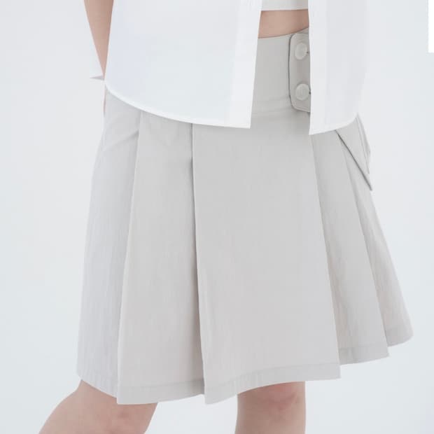 미세키서울 Waist pocket bag midi skirt LIGHT 