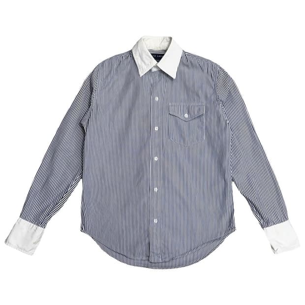 POLO 키즈 블루 스트라이프 셔츠 2