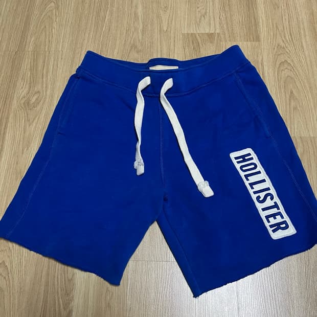 홀리스터 면 반바지 블루