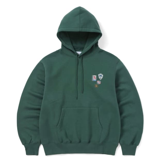 디스이즈네버댓 후드티 다크 그린 m