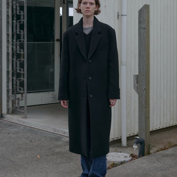 포저 울 싱글 맥시코트(블랙)