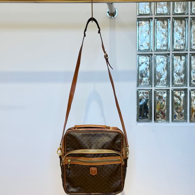 90’s CELINE makadam pvc bag