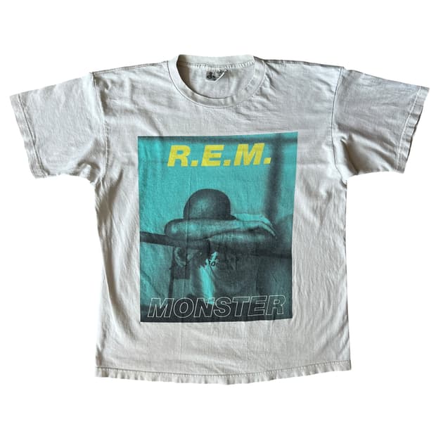 빈티지 90s R.E.M. Monster 투어 티셔츠