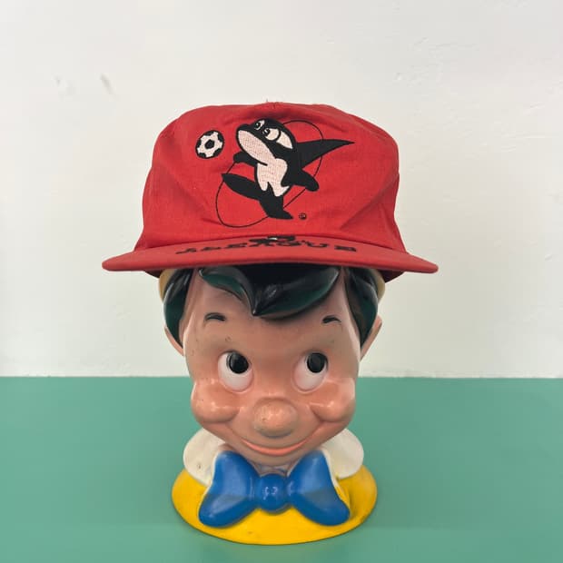 90’s 빈티지 나고야 그램퍼스 볼캡 레드