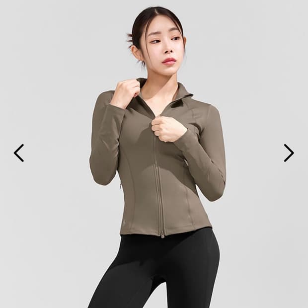 젝시믹스 젤라 인텐션 슬림핏 집업 자켓 팀버울프 L 제시믹스
