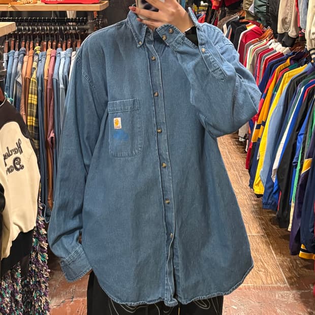 [HI] Carhartt 데님셔츠 중청