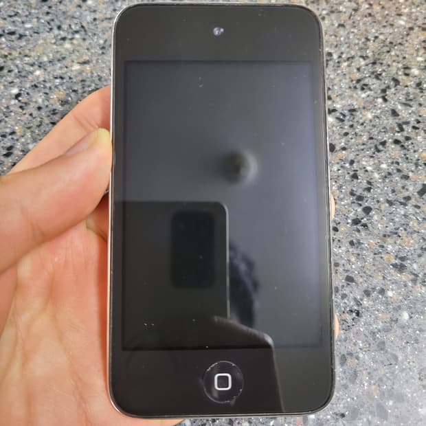 애플 아이팟터치 4세대 블랙 색상 부품용