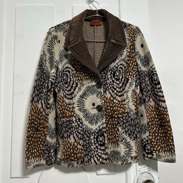 미쏘니 플로럴 울 자켓