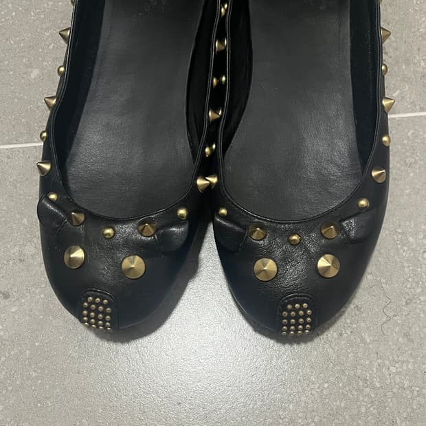Marc by marc jacobs 스터드 플랫슈즈 EU 38 37